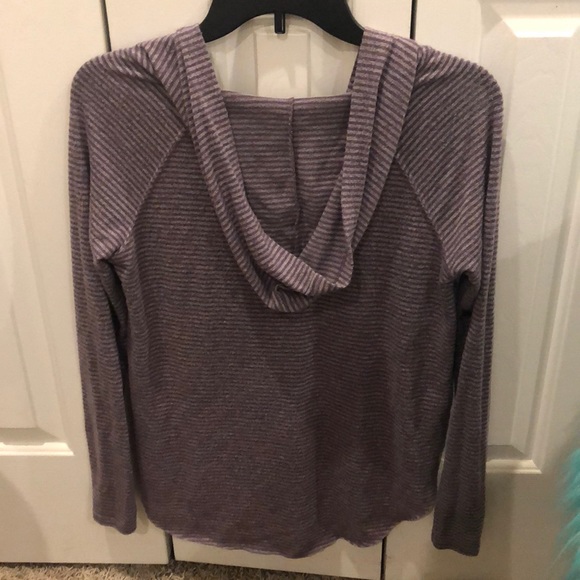 Striped American Eagle Soft & Sexy Plush Hoodie - Picture 2 of 2